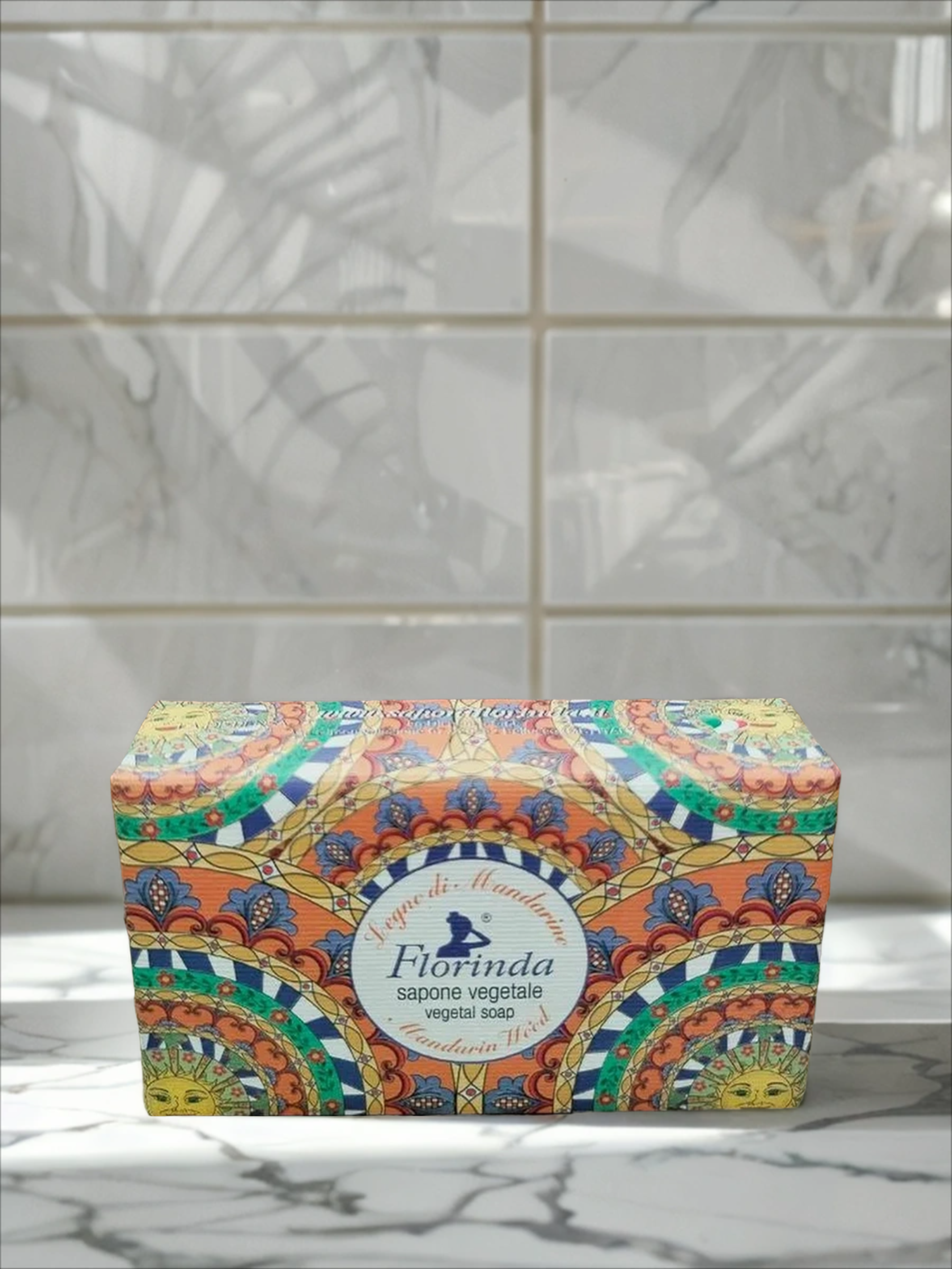 Florinda Vegetal Soap Mandarin Wood Мыло натуральное на основе растительных масел Мандариновое дерево 200 гр