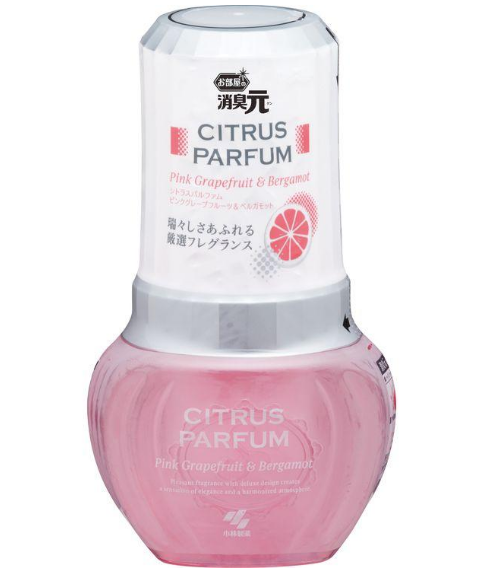 Kobayashi Oheyano Shoshugen Citrus Parfum Pink Grapefruit & Bergamot Жидкий дезодорант для комнаты с ароматом Розового грейпфрута и бергамота 400 мл