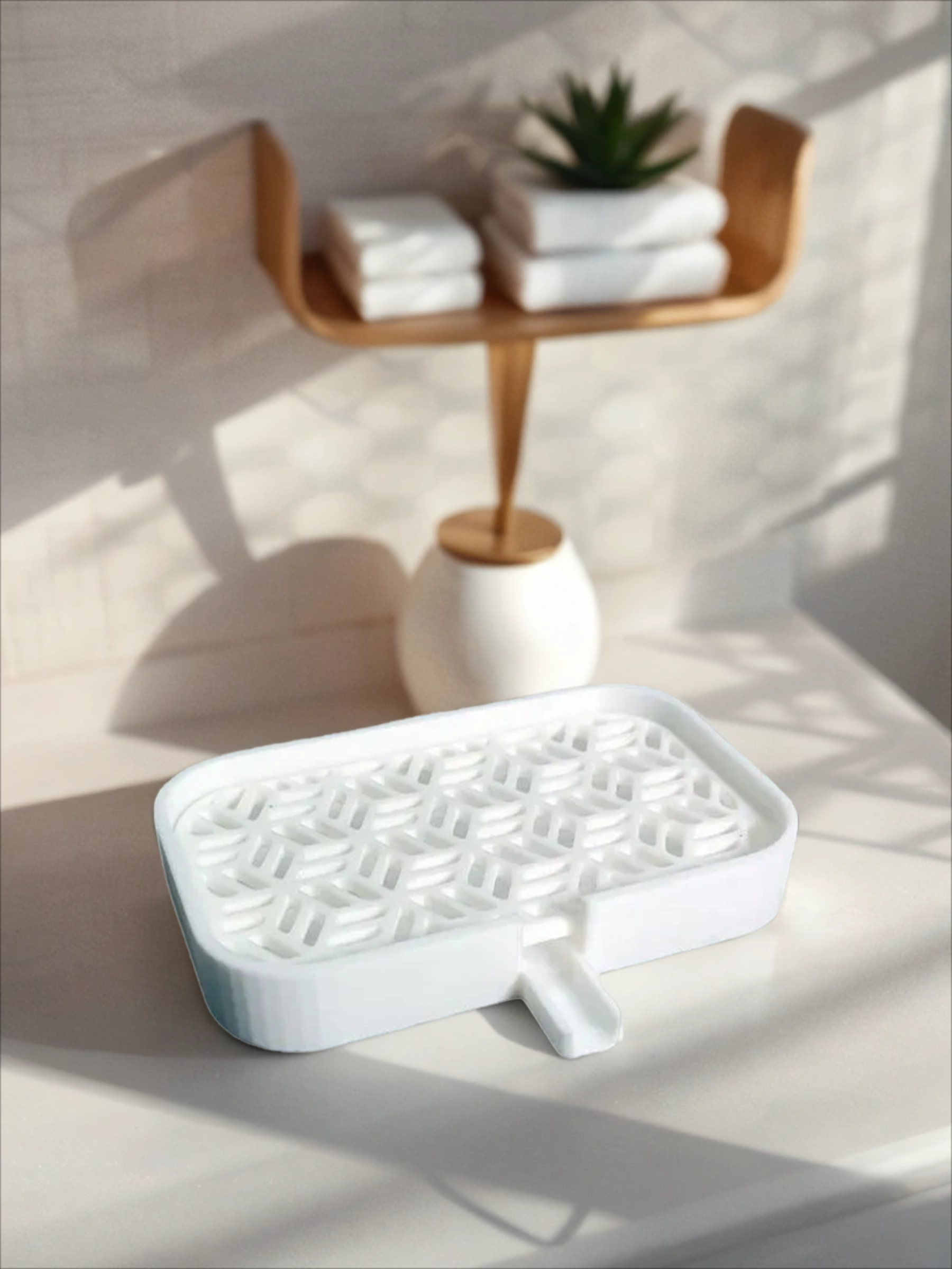 POAC Мыльница со сливом Кубы Белая