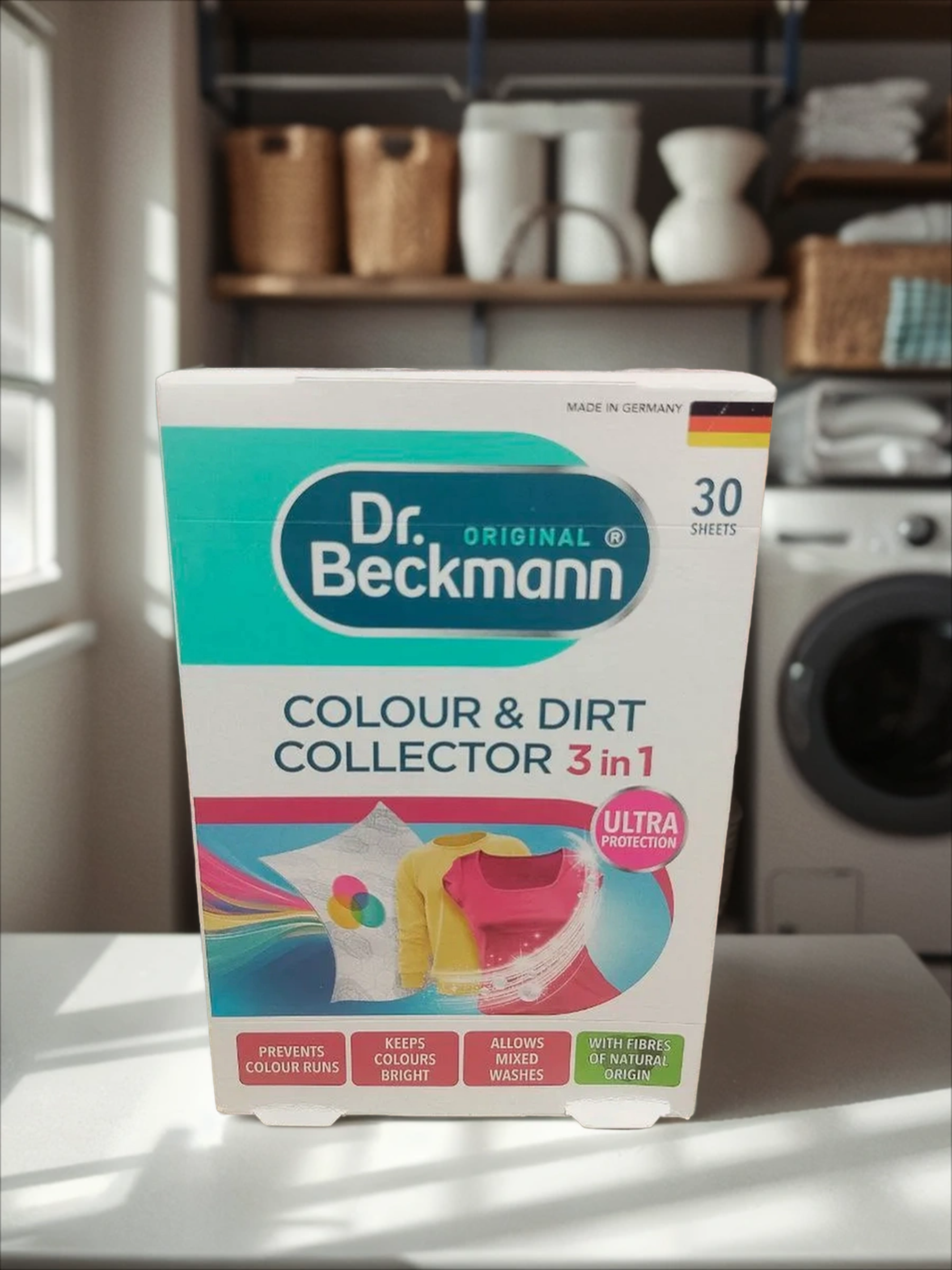 Dr. Beckmann Ловушки для цвета и грязи 3 в 1 30 шт