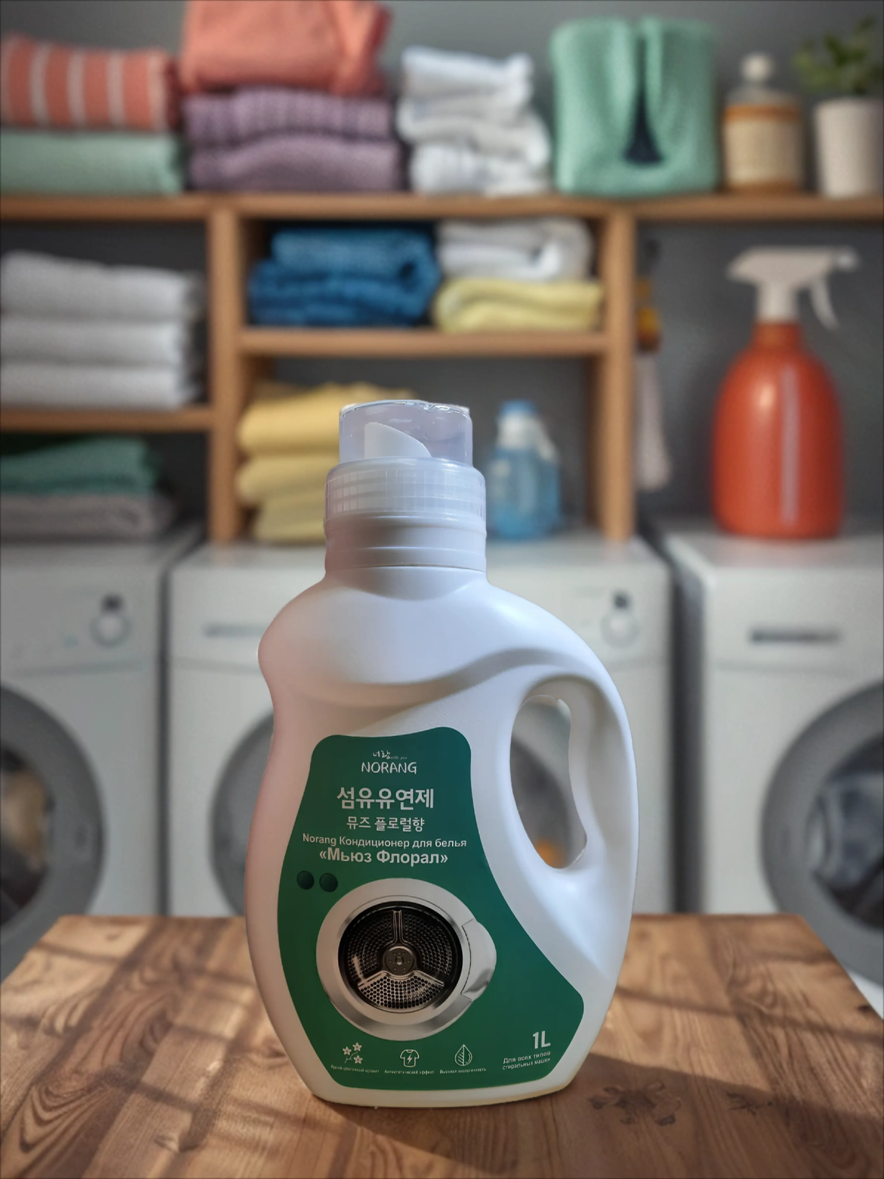 Norang Fabric Softener Muse Floral Кондиционер для белья с ароматом цветов 1 л