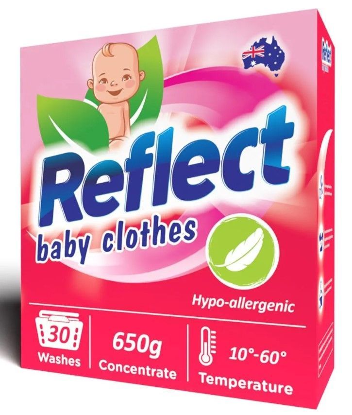 NEON Reflect Baby clothes Концентрированный стиральный порошок для детских вещей 650 гр на 30 стирок