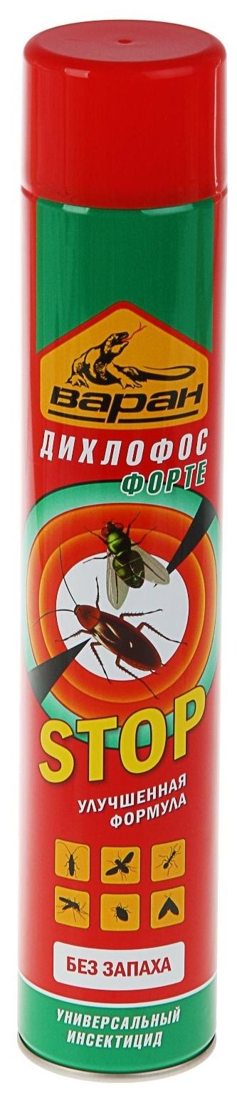 Варан Дихлофос Форте универсальный инсектицид без запаха (Зеленый) 345 мл