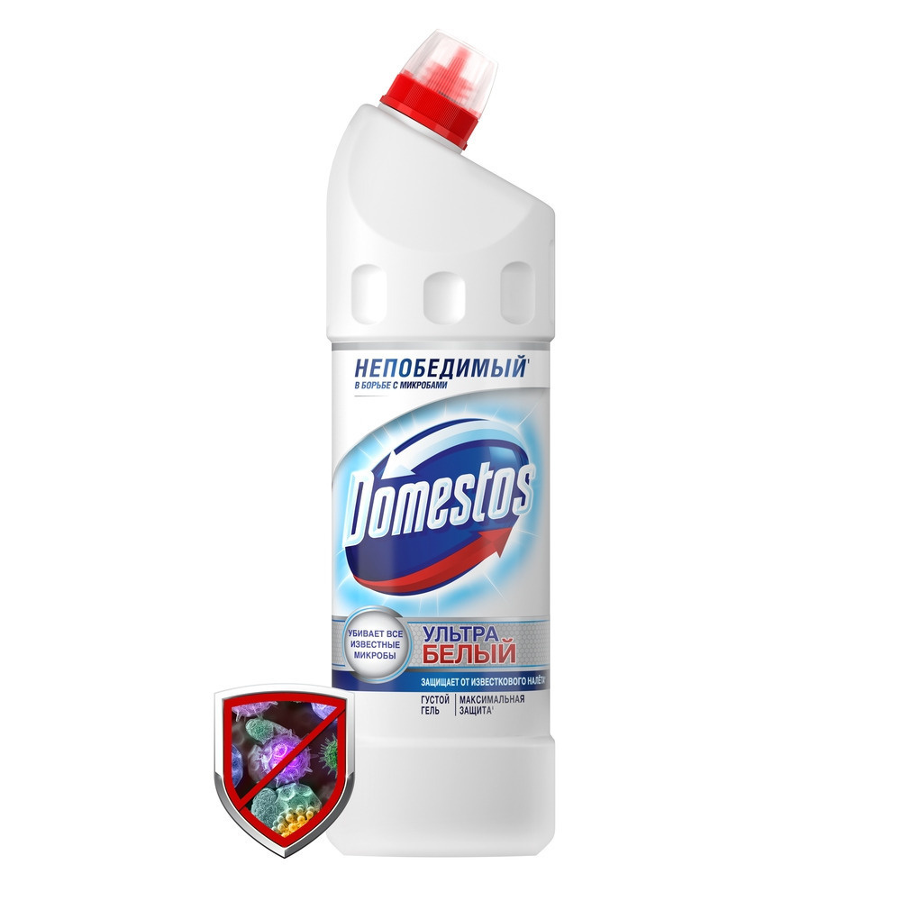 Domestos Эксперт сила 7 чистящее средство для унитаза Ультра Белый 1 л