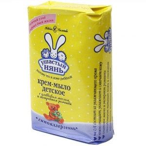 Ушастый нянь Крем-мыло детское с Оливковым маслом и ромашкой 90 гр