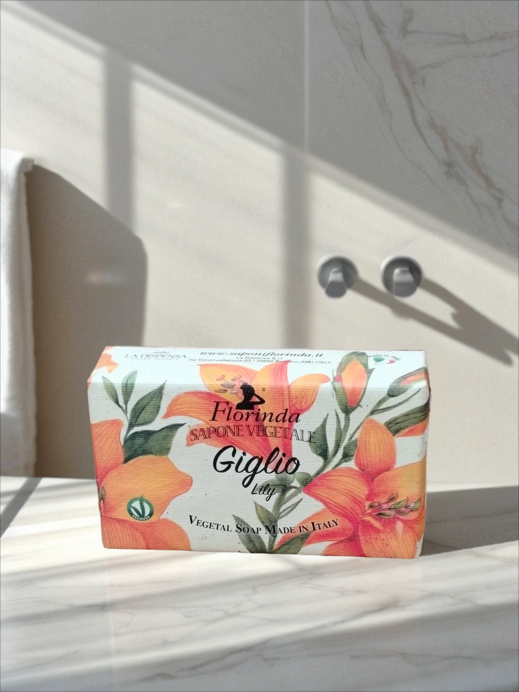 Florinda Vegetal Soap Lily Мыло натуральное на основе растительных масел Лилия 300 гр