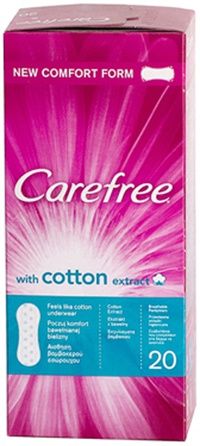 CareFree Cotton Прокладки ежедневные воздухопроницаемые 20 шт