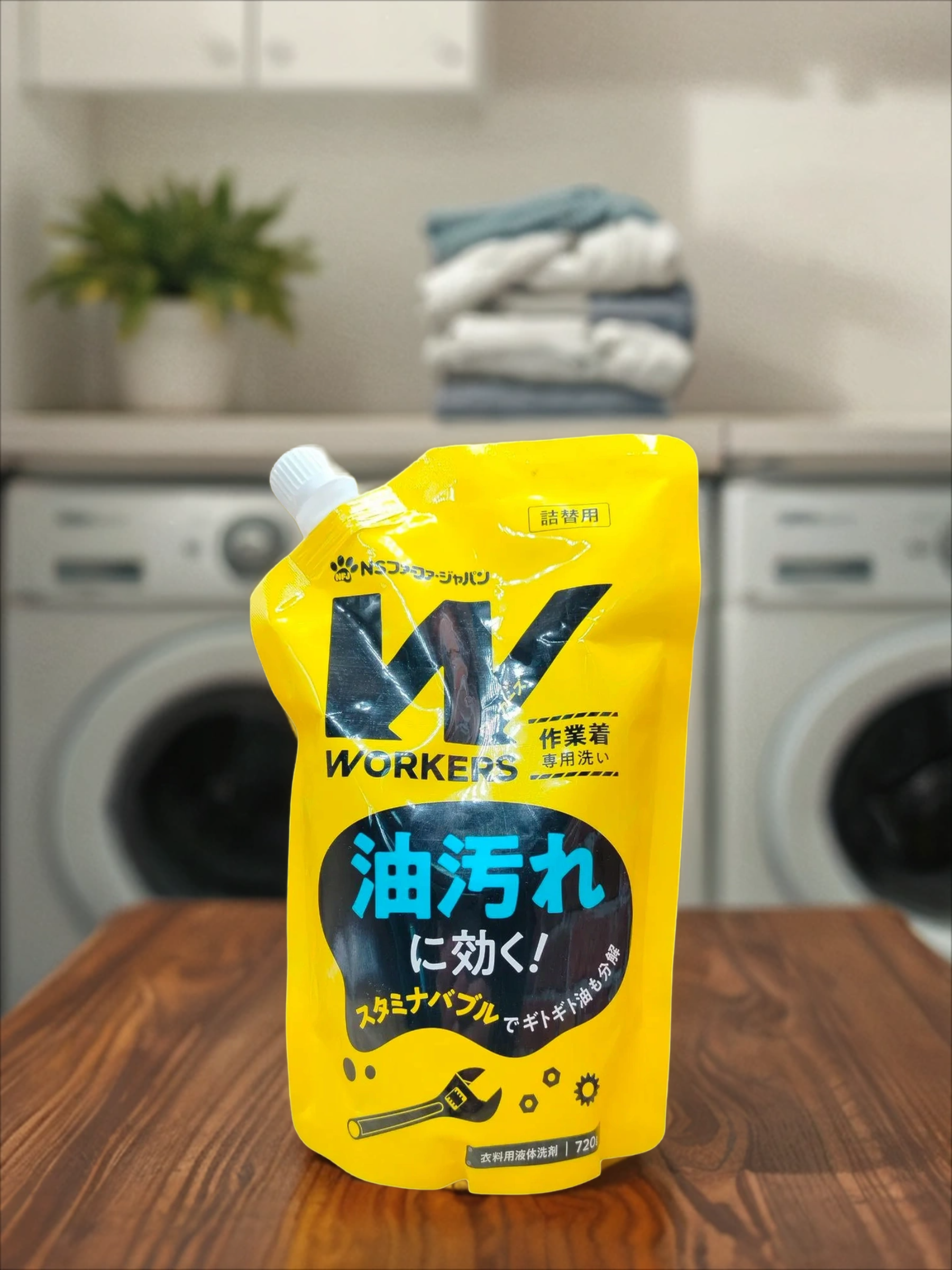 Nissan Workers Жидкое средство для стирки сильнозагрязнённого белья и рабочей одежды 720 мл запасной блок