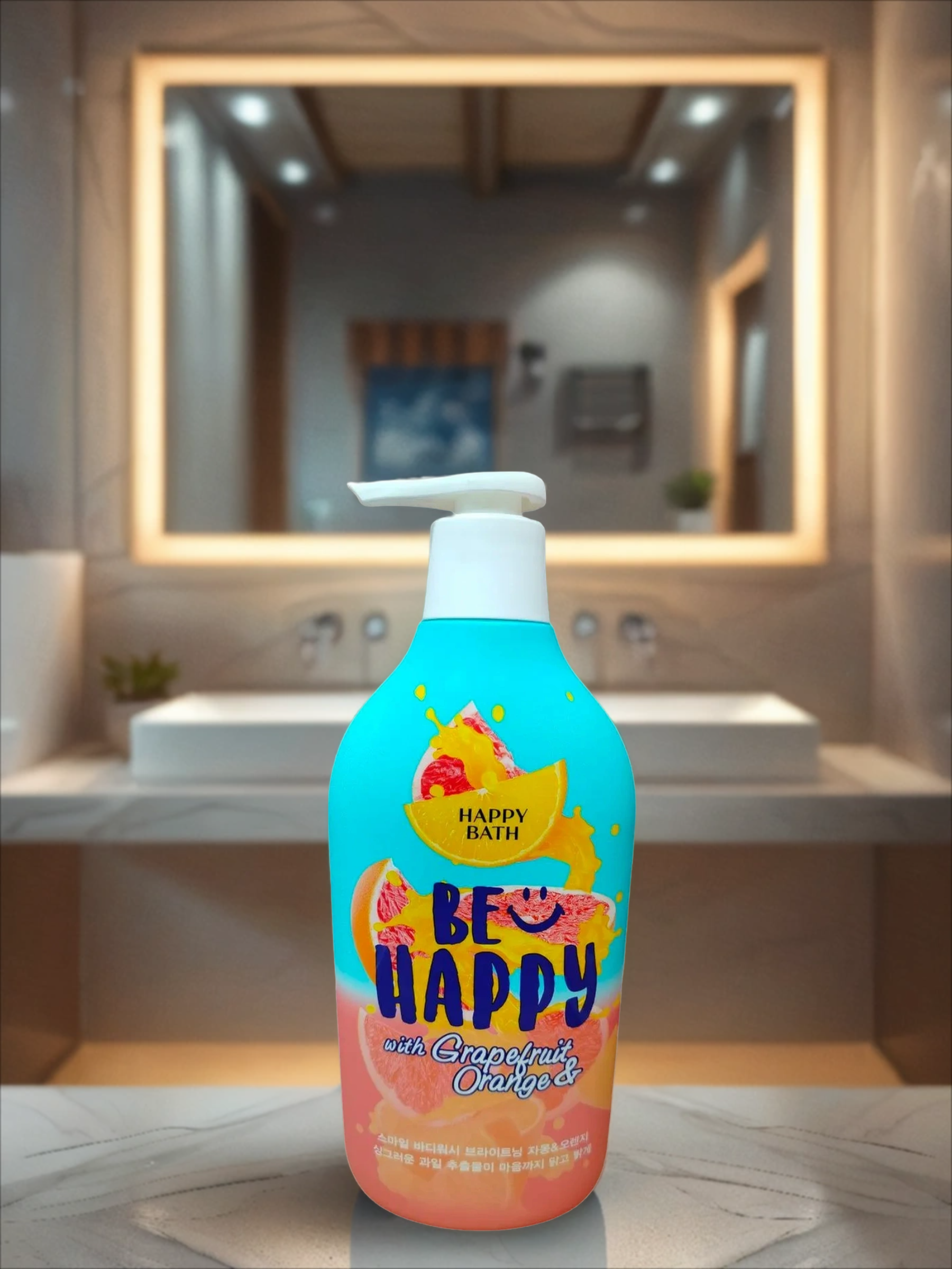 Happy Bath Be Happy Grapefruit & Orange Гель для душа Грейпфрут и Апельсин 900 гр