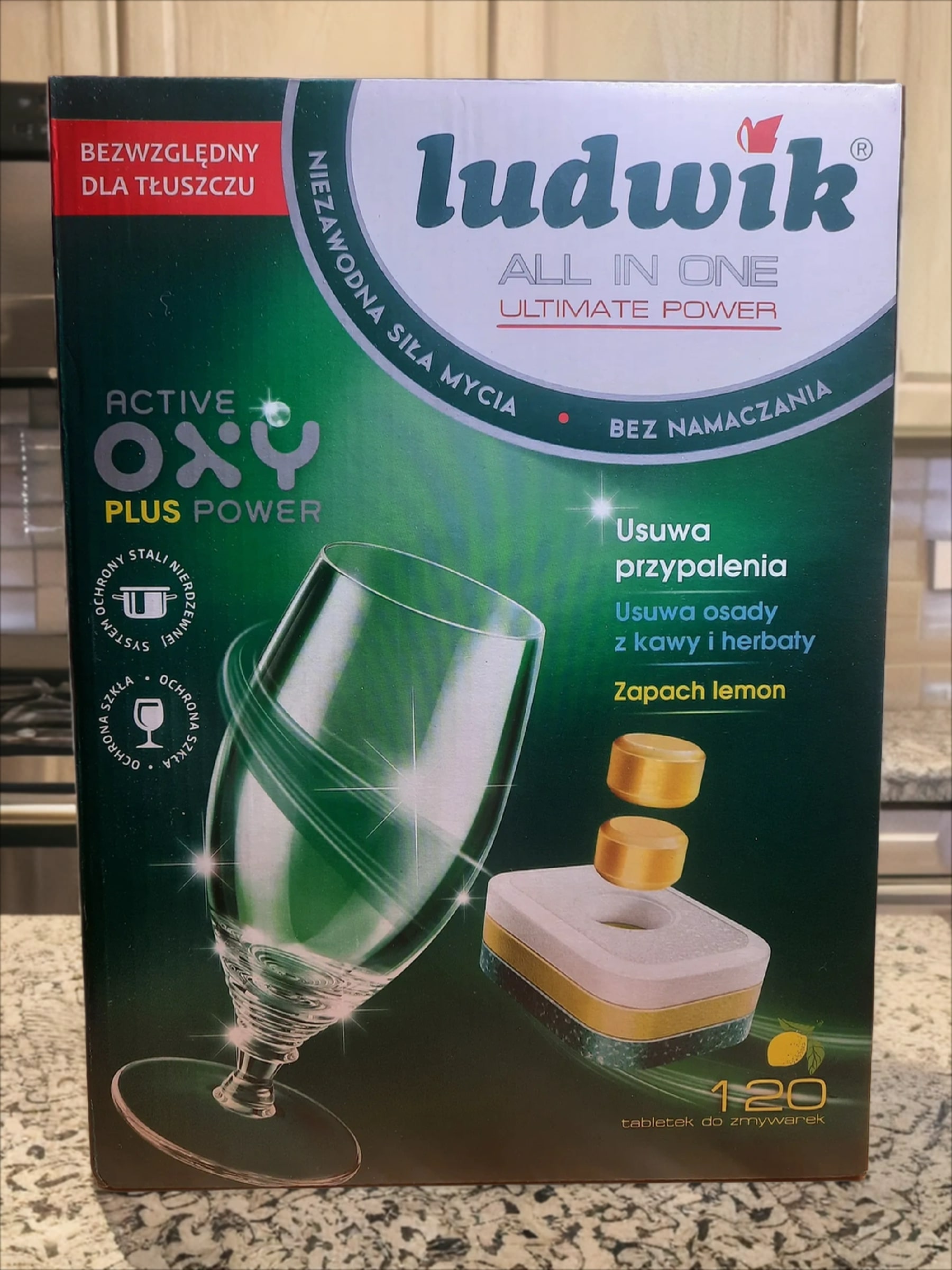 Ludwik ALL in one Ultimate Power Таблетки для посудомоечных машин Лимон 120 шт