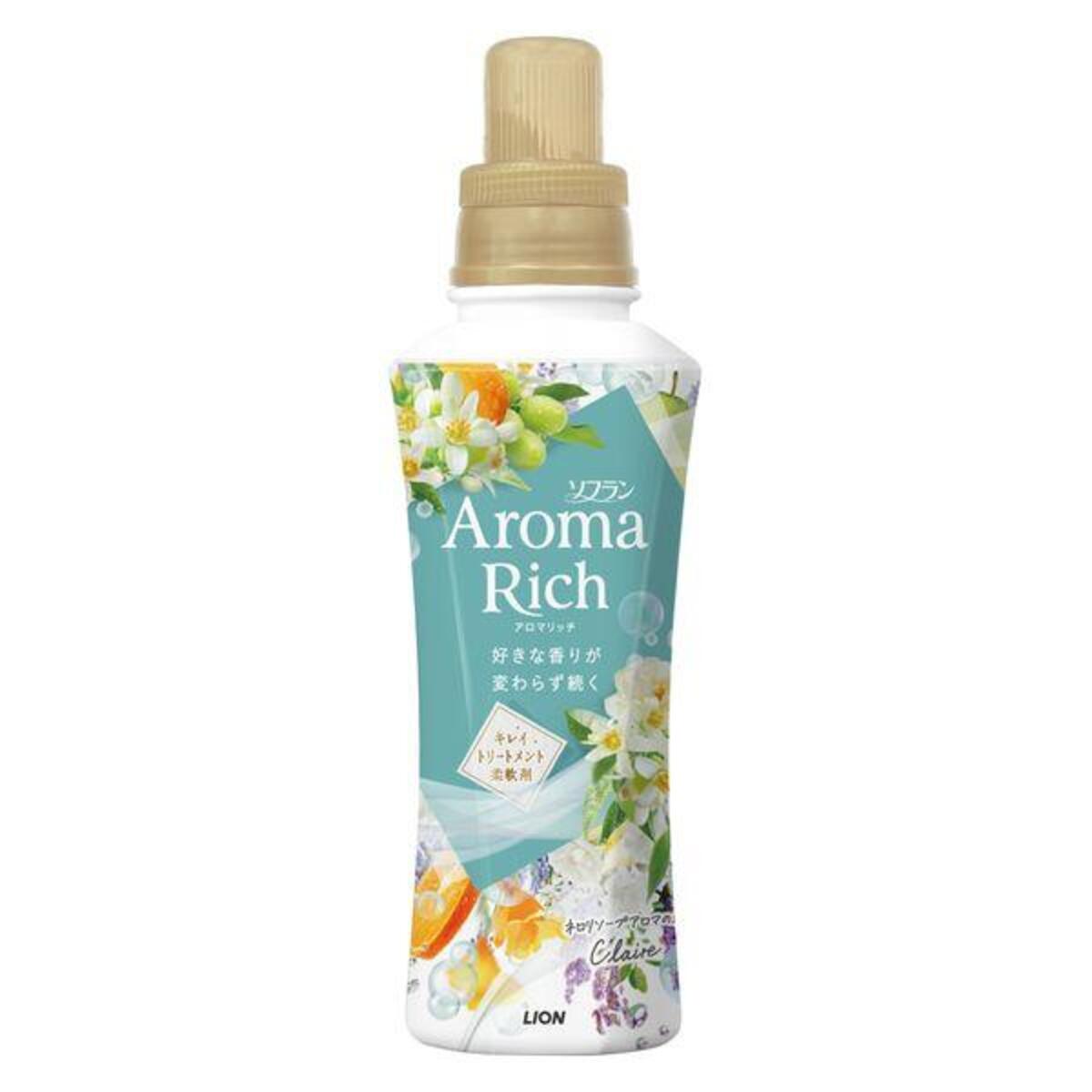 Lion Soflan Aroma Rich Claire 258 Кондиционер для белья с натуральными ароматическими маслами 480 мл