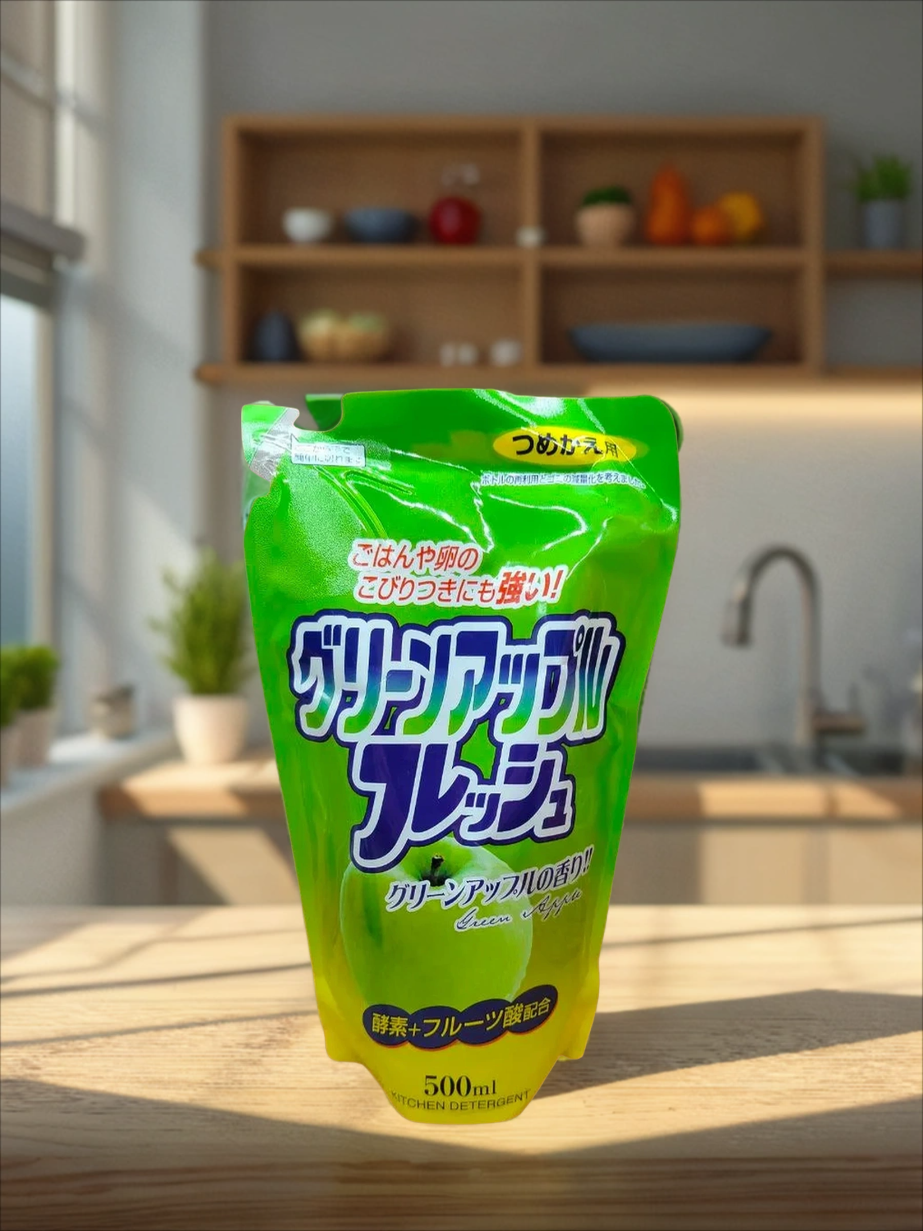 Rocket Soap Awas Жидкость для мытья посуды Свежесть яблока 500 мл запасной блок