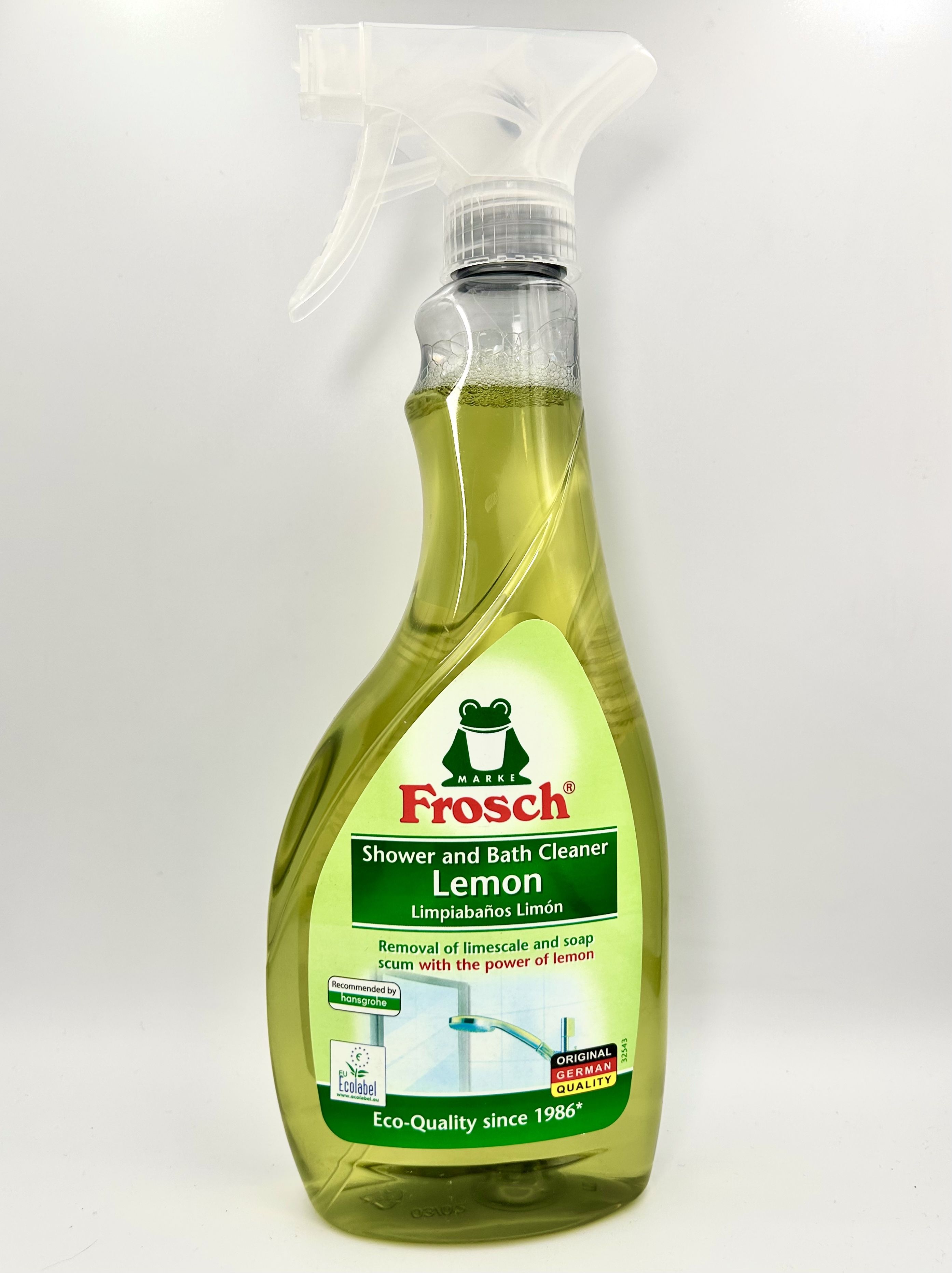 Frosch Sanitary Spray Citrus Очиститель-спрей для ванны и душа Лимон 500 мл