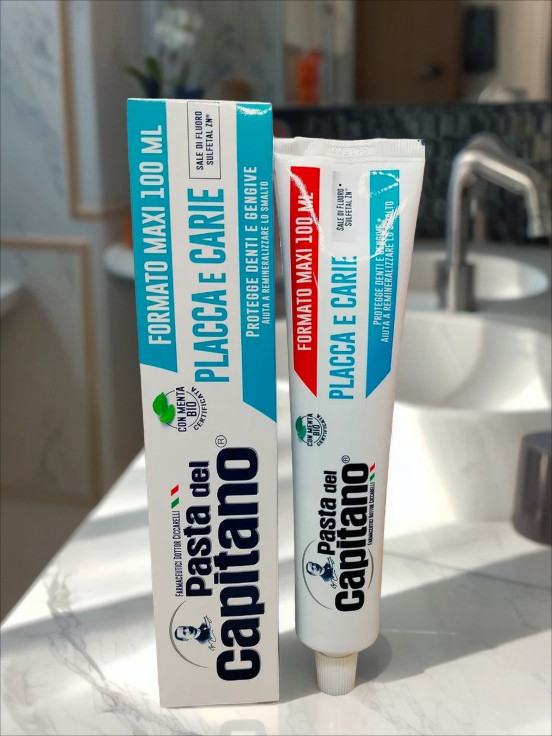 Pasta Del Capitano Teeth and Gums Protection Plaque & Cavities Зубная паста от налета и кариеса 100 мл