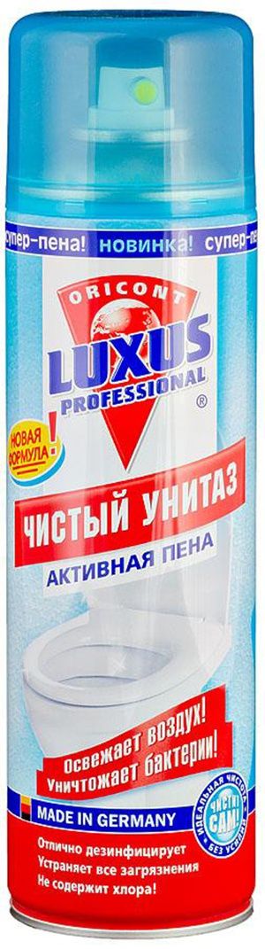 Luxus Professional Чистый Унитаз Активная пена аэрозоль для чистки унитаза 500 мл
