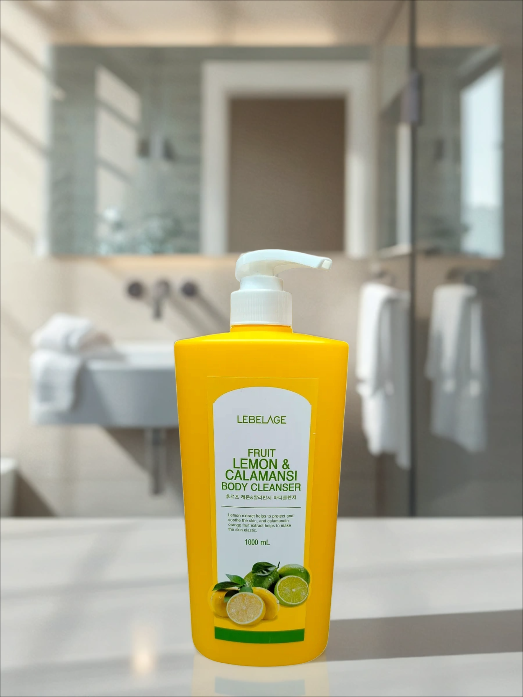 Lebelage Fruit Lemon & Calamansi Body Cleanser Гель для душа Лимон и Каламанси 1000 мл