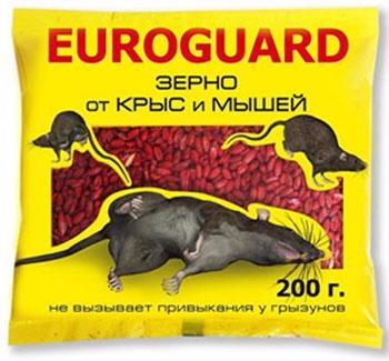 Eurogard Зерно от крыс и мышей 200 гр