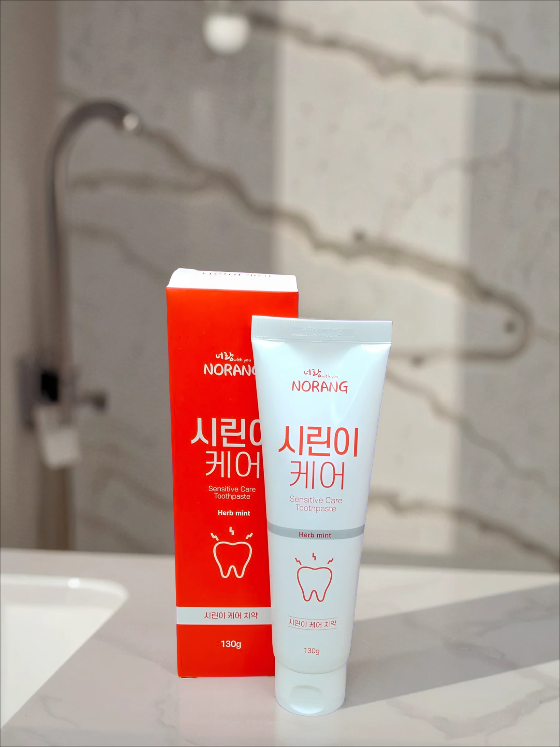 Norang Toothpaste Sensitive Care Herb Mint Зубная паста для чувствительных зубов с травами и мятой 130 гр