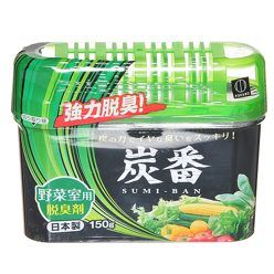 Kokubo Sumi-Ban Дезодорант-поглотитель запахов с древесным углем для овощной полки холодильника 150 гр