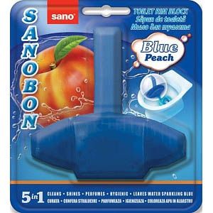 SANO Sanobon Blue Peach Подвесной очиститель для унитаза 55 гр