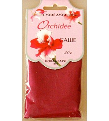 Новая Заря Sachets Orcidee Сухие духи-саше для шкафов и помещений Орхидея 20 гр