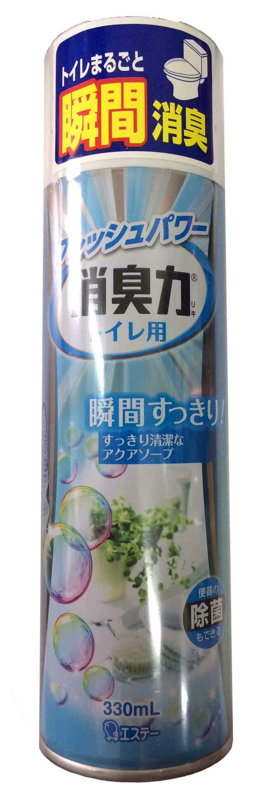 ST Shoushuuriki Освежитель воздуха антибактериальный для туалета с ароматом Свежести 330 мл