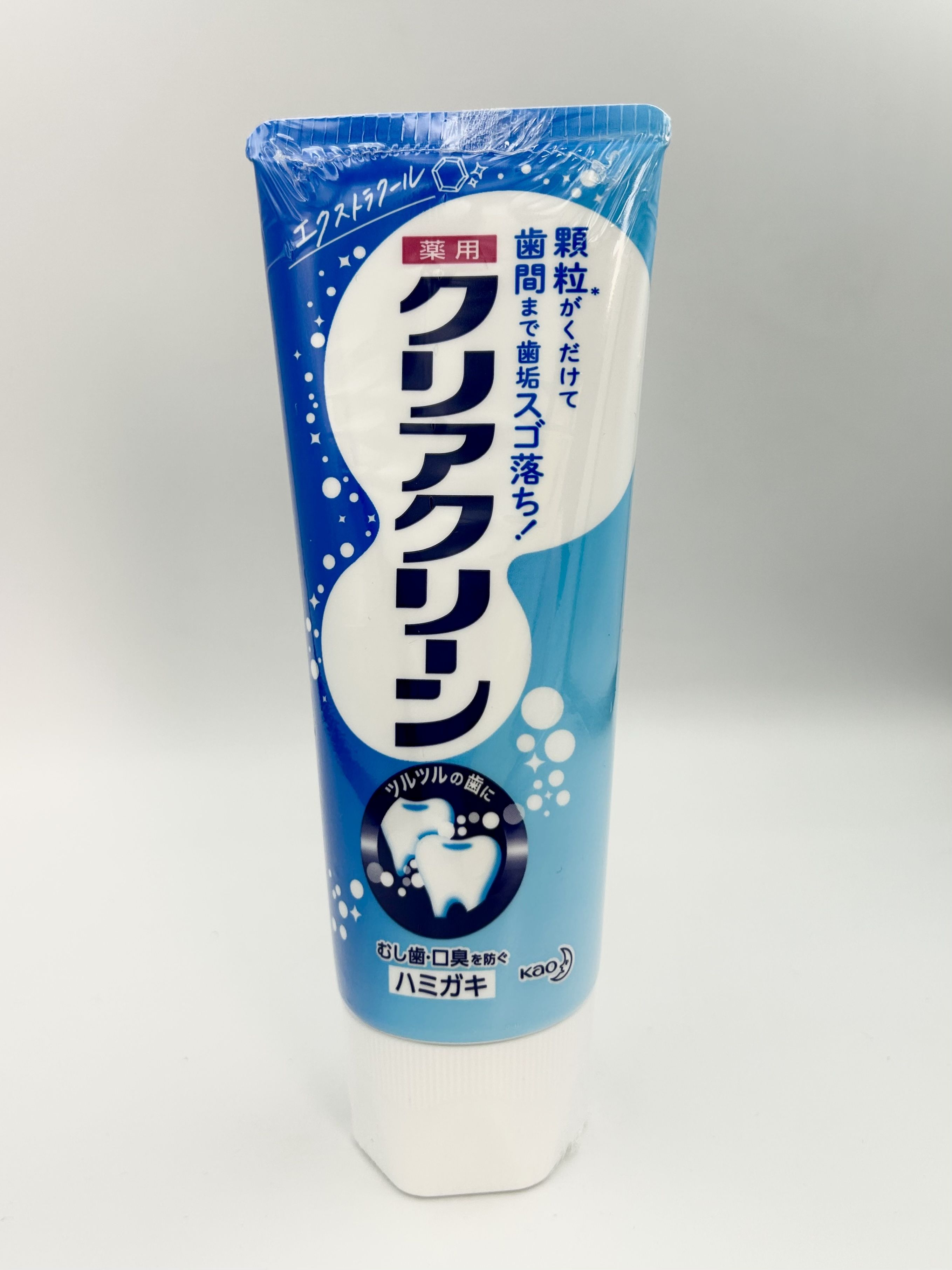 Kao Clear Clean Зубная паста освежающая с фтором и эффектом прохлады для профилактики кариеса и гингивита Мята 120 гр