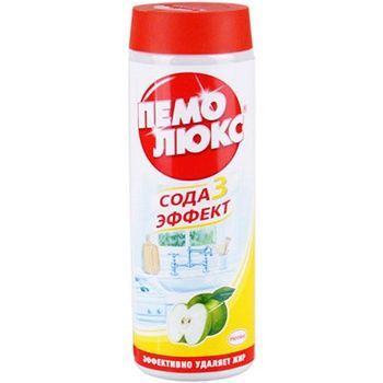 ПемоЛюкс Чистящий порошок Сода 5 Яблоко 480 гр