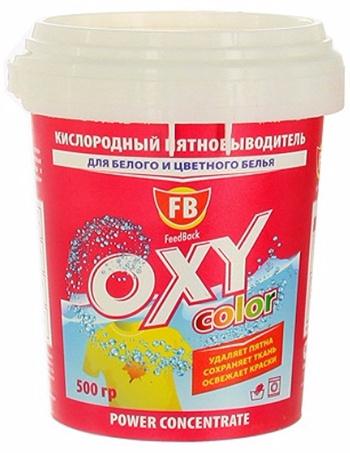 Feed Back OXI Color Кислородный пятновыводитель для белого и цветного белья 500 гр