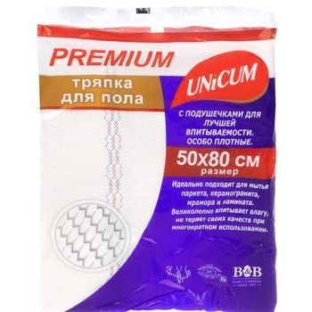 UNiCUM Premium тряпка для пола c подушечками 50*80 см
