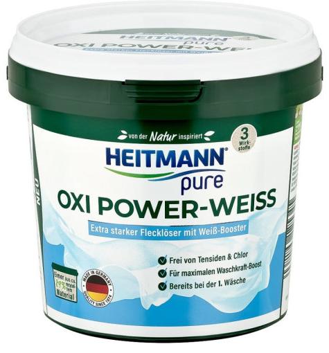 Heitmann Pure Oxi Power-Weiss Отбеливатель-пятновыводитель для белых вещей 500 гр