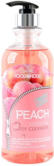 Food a Holic Essential Body Cleanser Peach Гель для душа с экстрактом Персика 750 мл
