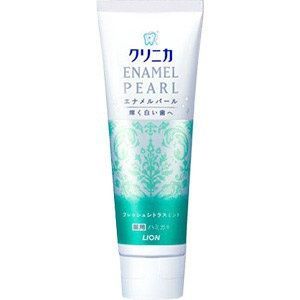 Lion Clinica Enamel Pearl Fresh Citrus Mint Зубная паста отбеливающая с ароматом цитрусовых и мяты 130 гр