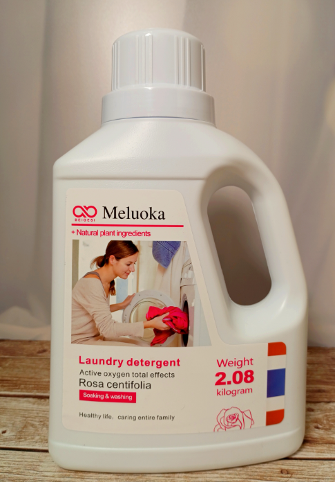 Meluoka Active Oxygen Soft Soaking & Washing Rosa Centifolia Гель для стирки на натуральных ингредиентах Роза 2 л на 80 стирок