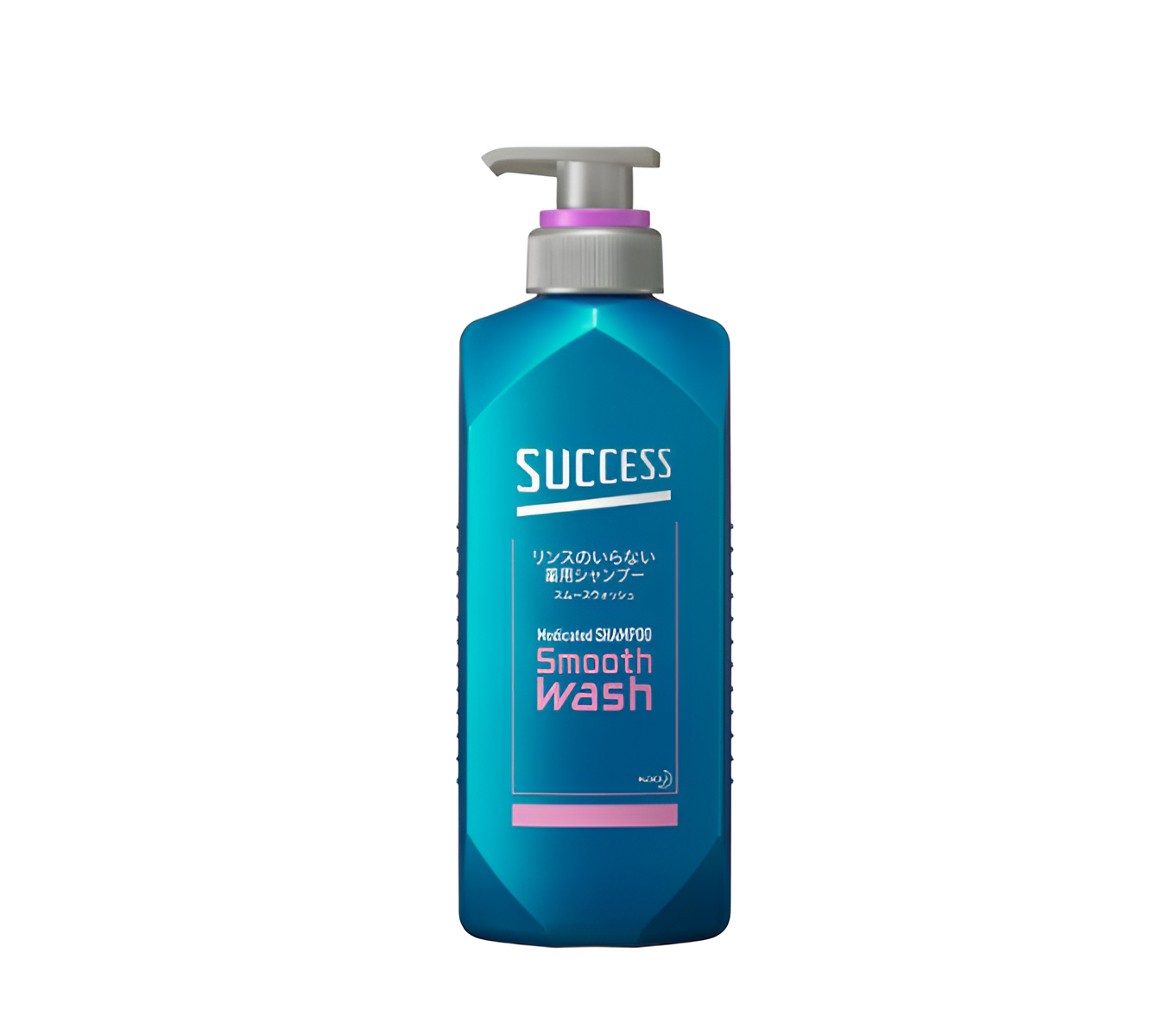 Kao Success Medicated Shampoo Smooth Wash 2 в 1 Мужской лечебный шампунь-кондиционер для глубокого очищения кожи головы, от перхоти, шелушения Гладкость и очищение 400 мл