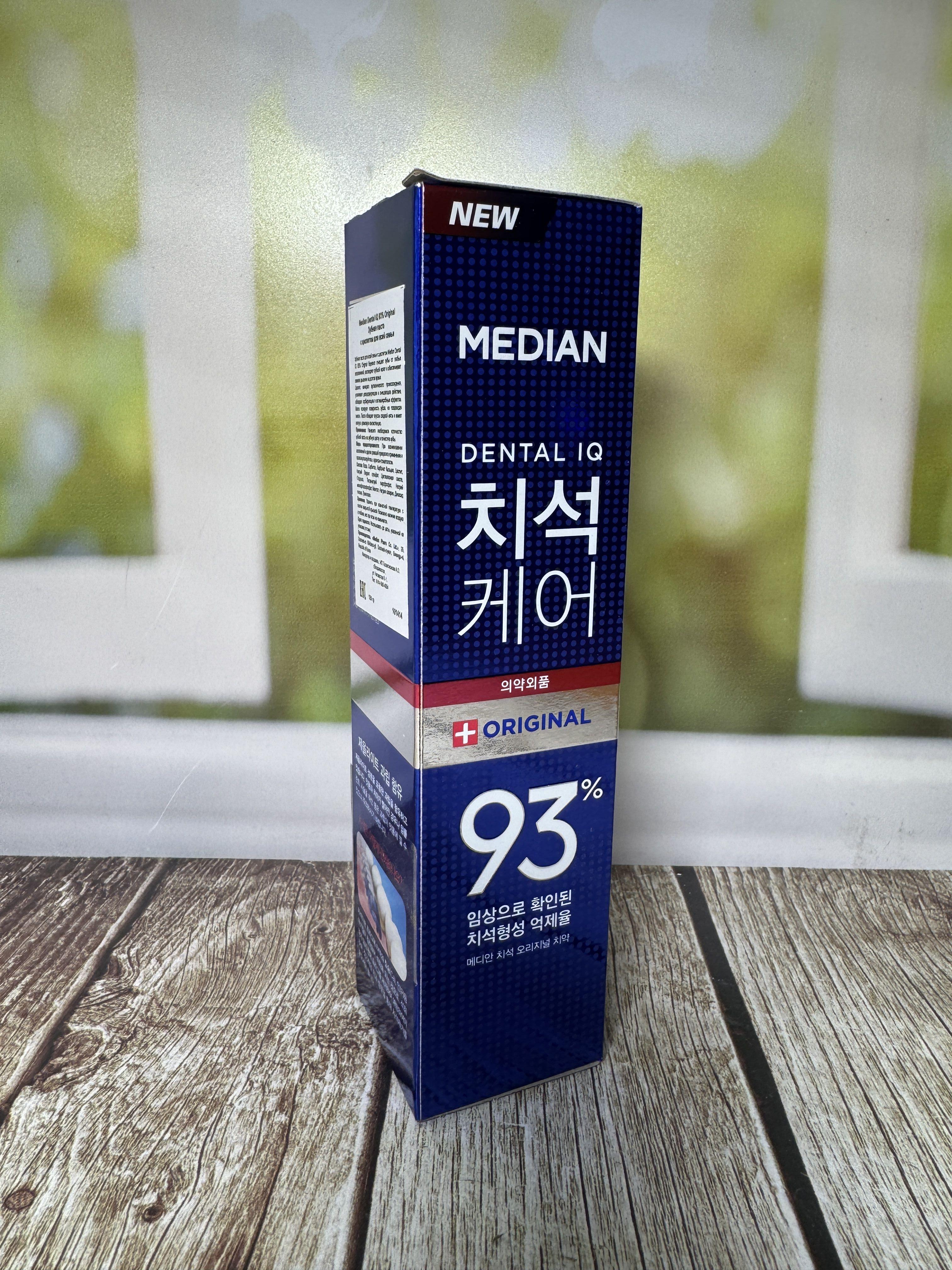 Median Dental IQ Original 93% Зубная паста для удаления налета Цитрус + Мята 120 гр