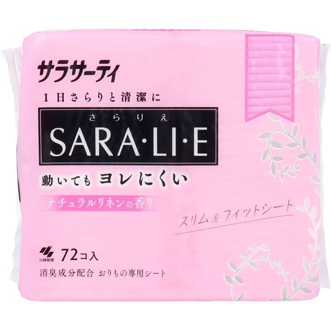 Kobayashi Sara-li-e Ежедневные гигиенические прокладки с ароматом льна 72шт
