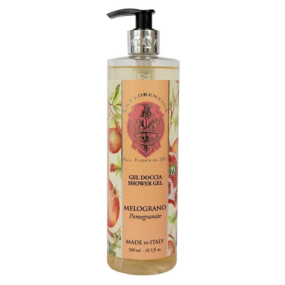La Florentina Shower Gel Pomegranate Гель для душа увлажняющий с оливковым маслом и экстрактом граната 500 мл