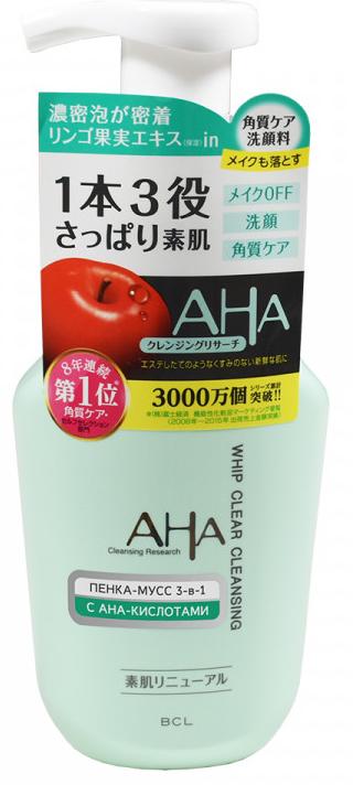 BCL AHA Basic Пенка-мусс для умывания с фруктовыми кислотами 150 мл