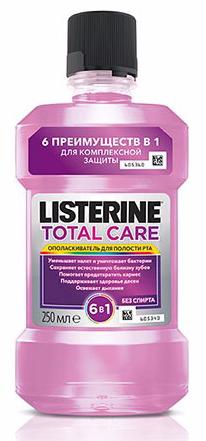 Listerin Total Care 6в1 Ополаскиватель для полости рта 250 мл