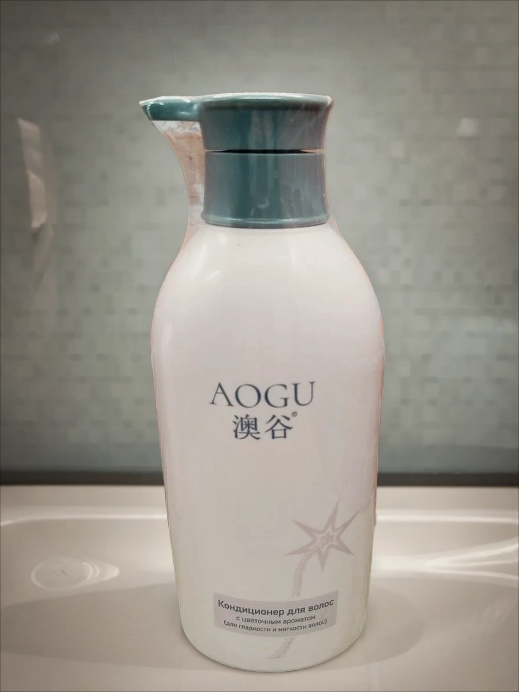 AOGU Кондиционер для гладкости и мягкости волос с цветочным ароматом 800 мл