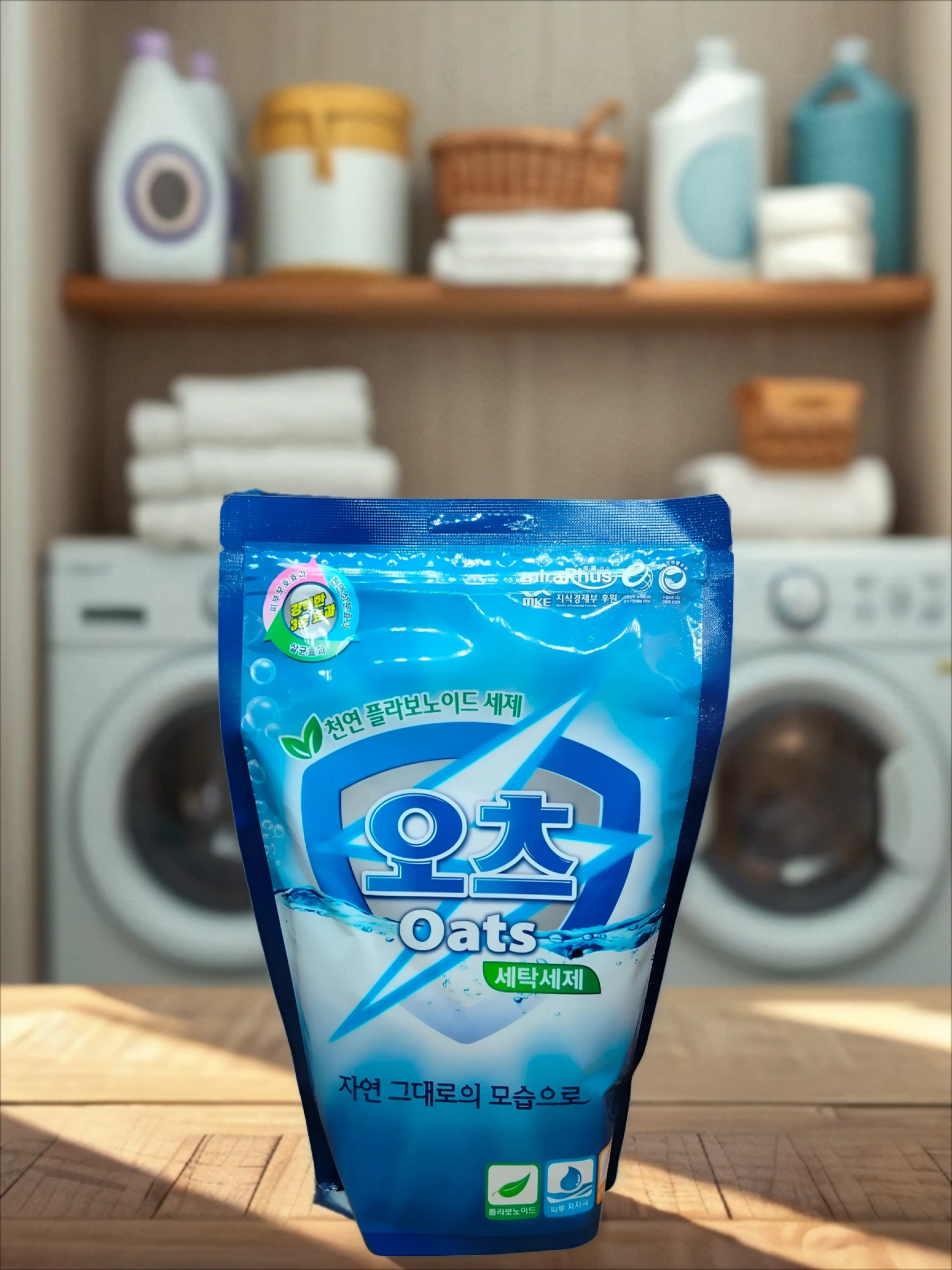 Oats Стиральный порошок Гипоаллергенный Экологически чистый 1 кг в мягкой упаковке