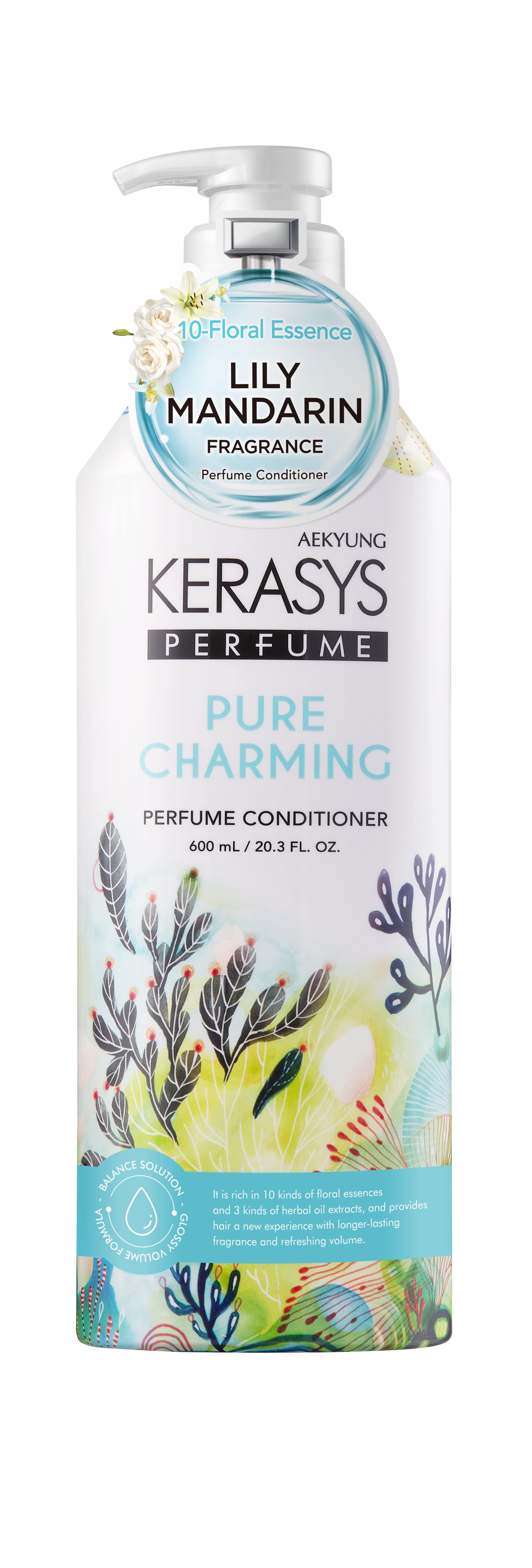 Aekyung Kerasys Parfumed Pure & Charming Кондиционер для волос парфюмированный Шарм 600 мл
