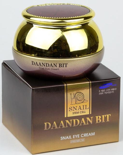 Daandan Bit Snail Eye Cream Крем для области вокруг глаз антивозрастной с муцином улитки 50 мл
