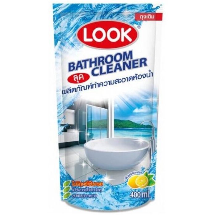 Lion Look Чистящее средство для ванной комнаты с ароматом лимона 400 мл запасной блок