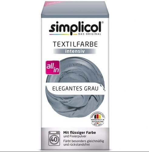 Simplicol Intensiv Краска текстильная для одежды и тканей Серго цвета 150 мл + 400 гр