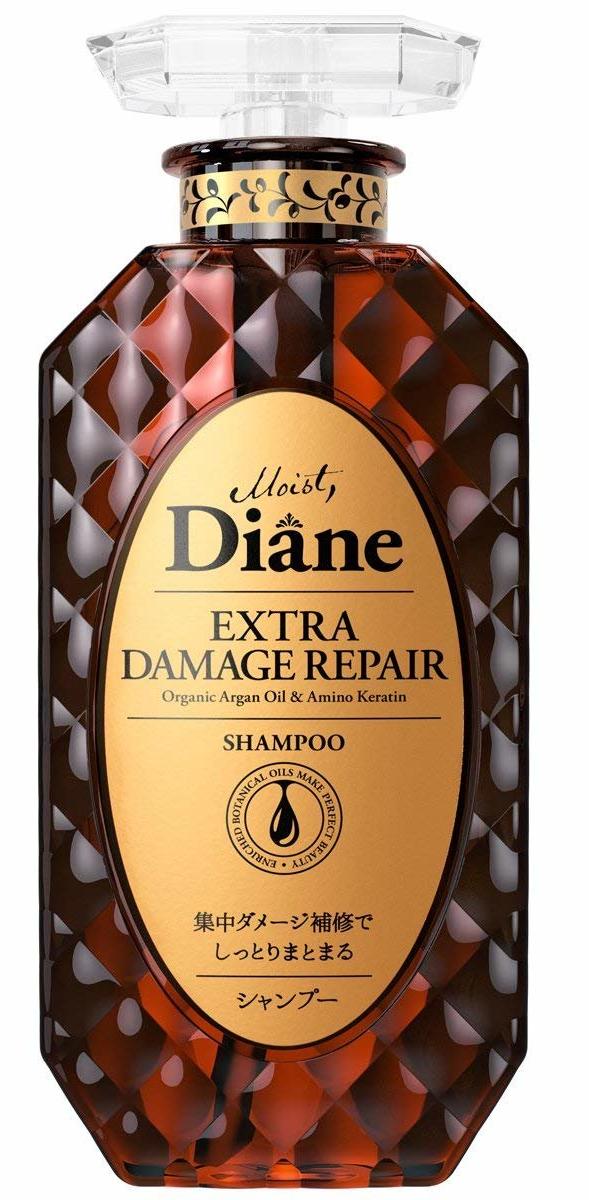 Moist Diane Extra Damage Repair Шампунь кератиновый без силиконона и сульфатов с аргановым маслом Восстановление 450 мл