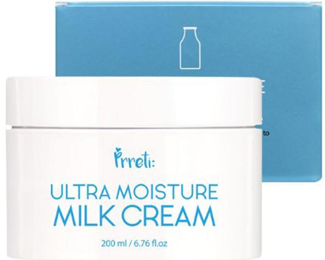 Prreti Ultra Moisture Milk Cream Ультраувлажняющий крем с козьим молоком и маслом ши 200 мл