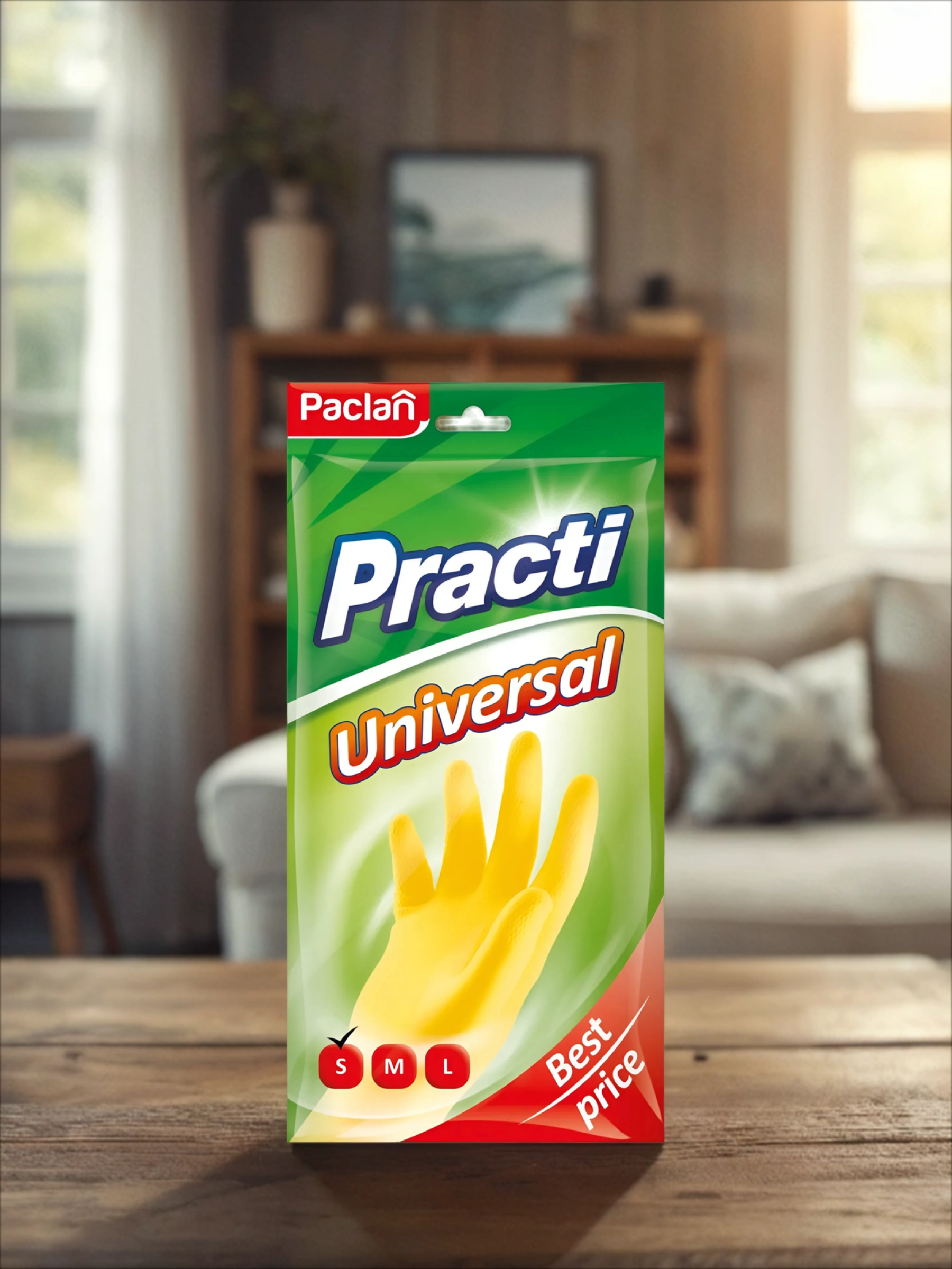 Paclan Practi Universal Перчатки резиновые размер S