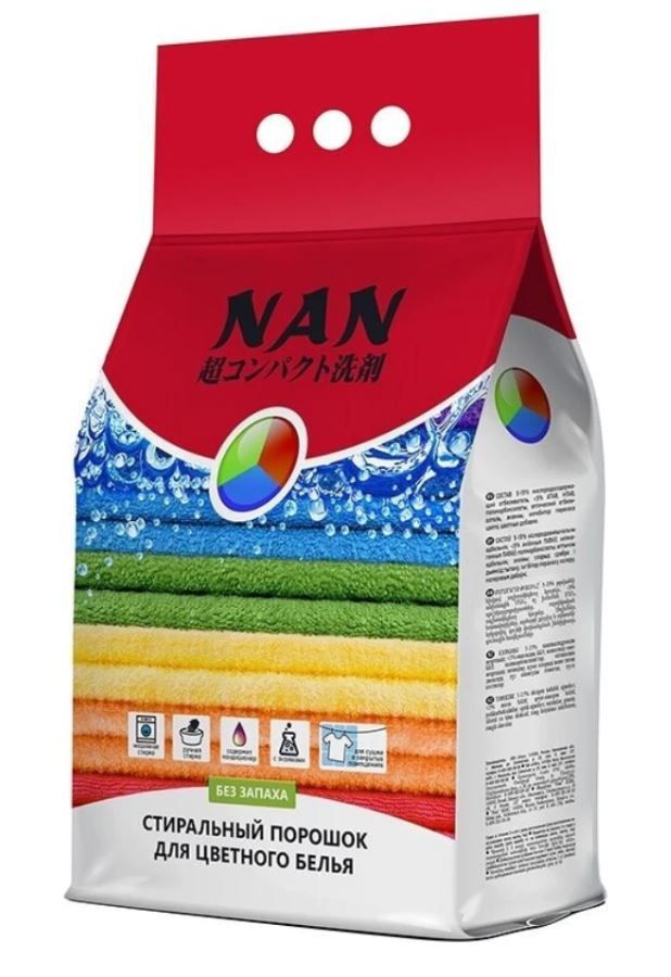NAN Стиральный порошок для цветного белья 2,4 кг